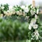 Artificial White Flower Fake Hanging Garland Flowers, Leaves Artificials, Fake Vine Plants Wedding Decoration