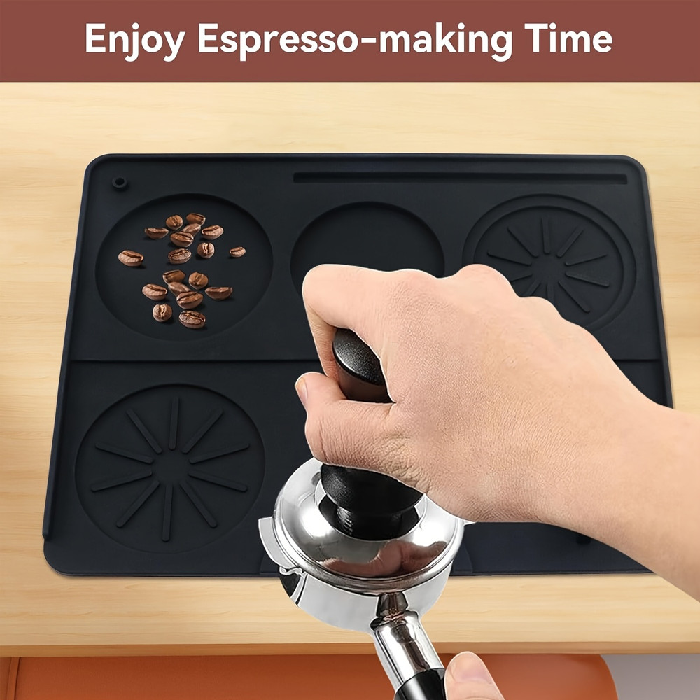 Coffee Tamping Mat Silicone Non Slip Holder Pad Coffee Accessory Tamp Station For Home And Cafe 3