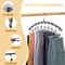 Curved Shape Metal Yoga Pants Hanger, Clothespins, Holds Leggings, Closet Organizer Pants Hanger