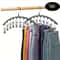 Curved Shape Metal Yoga Pants Hanger, Clothespins, Holds Leggings, Closet Organizer Pants Hanger