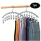 Curved Shape Metal Yoga Pants Hanger, Clothespins, Holds Leggings, Closet Organizer Pants Hanger