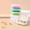 Mini Portable Pills Organizer Case, Grids PillBox, Weekly Tablet Storage Container, Medicine Box