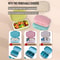 Mini Portable Pills Organizer Case, Grids PillBox, Weekly Tablet Storage Container, Medicine Box