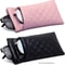 Portable PU Leather Sunglasses Case Soft Eyeglasses Pouch EasytoUse Squeeze Case For Protection 0