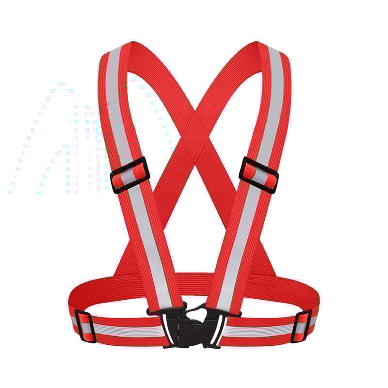 Reflective Elastic Vest For Outdoor Running Night Cycling Adjustable Safety Vest 5