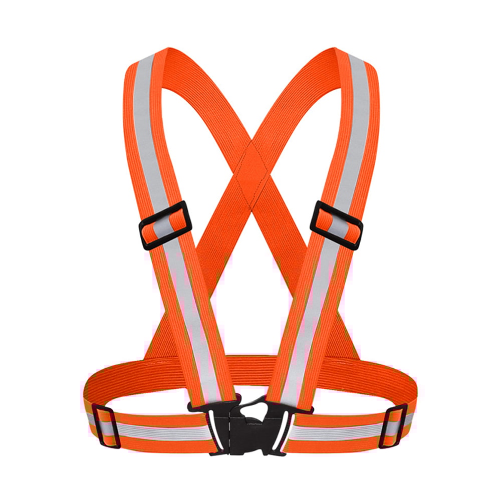 Reflective Elastic Vest For Outdoor Running Night Cycling Adjustable Safety Vest 6