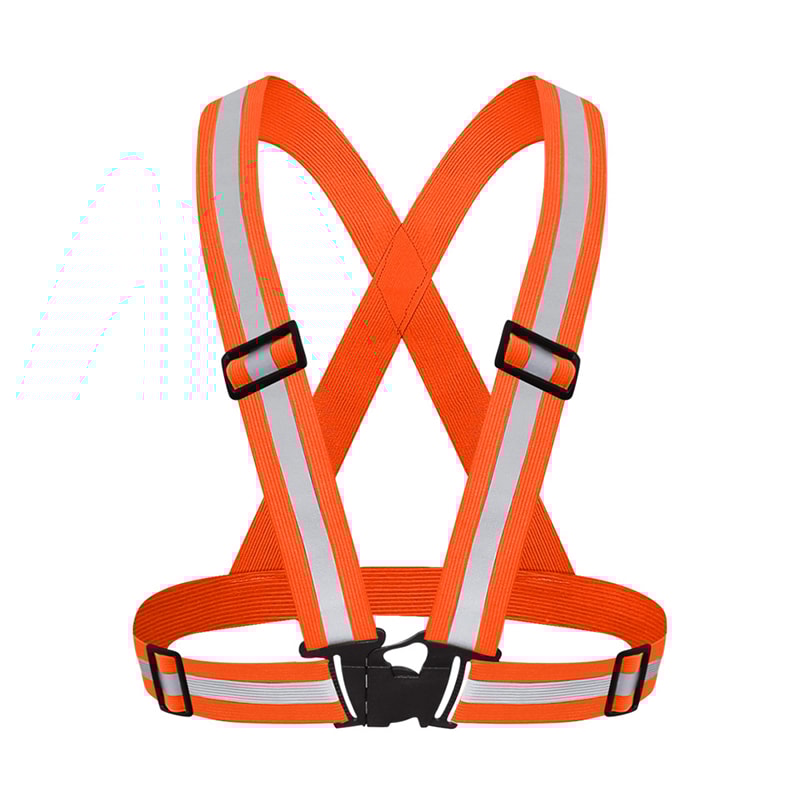 Reflective Elastic Vest For Outdoor Running Night Cycling Adjustable Safety Vest 6