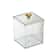 Transparent Acrylic Storage Box, Cotton Swab Container, Dust-Proof Makeup Removal Box