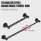 Adjustable Towel Bar Retractable Stainless Steel, Rustproof Wall mounted Extended Towel Holder for Bathroom Kitchen