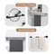 Adjustable Towel Bar Retractable Stainless Steel, Rustproof Wall mounted Extended Towel Holder for Bathroom Kitchen