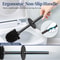 Stainless Steel Toilet Bowl Brush And Holder Long Handle For Deep Cleaning And Bathroom Organizatio 1