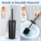 Stainless Steel Toilet Bowl Brush And Holder Long Handle For Deep Cleaning And Bathroom Organizatio 3