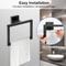 Modern Square Towel Hanger Stainless Steel Towel Ring Hand Towel Holder For Bathroom Storage 2