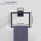 Modern Square Towel Hanger Stainless Steel Towel Ring Hand Towel Holder For Bathroom Storage 5