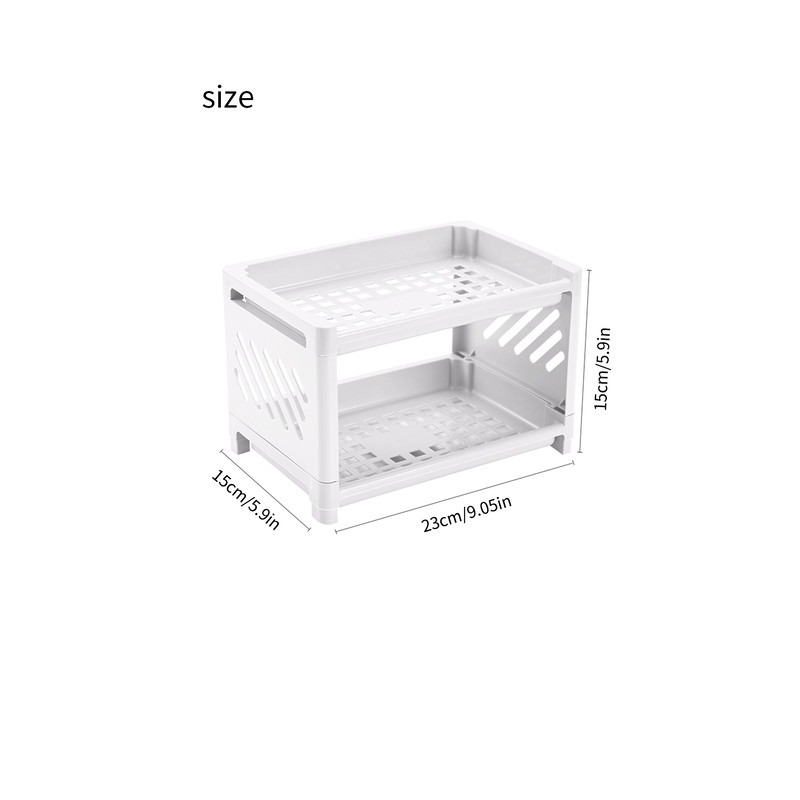 DoubleTriple Layered Desktop Storage Shelves For Office Stationery Cosmetics And Miscellaneous Item 6