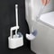 SCurve Wall Mount Toilet Brush Angled Head Gap Cleaner With Soft Bristles For Bathroom Hygiene 0