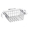 Stainless Steel Telescopic Sink Drain Rack NonSlip Dish Drying Kitchen Organizer For Household Use 5