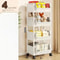 Multi Tier Storage Rack Narrow Corner Kitchen Trolley Organizer Mobile Storage Cart For Home And Of 7