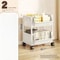 Multi Tier Storage Rack Narrow Corner Kitchen Trolley Organizer Mobile Storage Cart For Home And Of 5