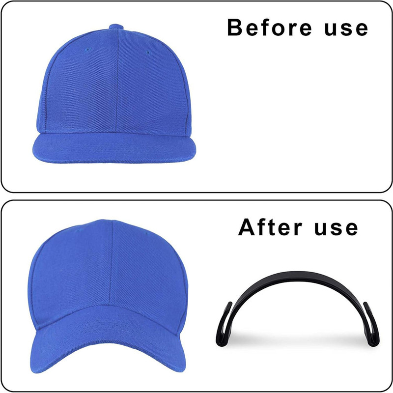 2PC Hat Brim Bender No Steaming Required Curving Tool For Baseball Caps 7
