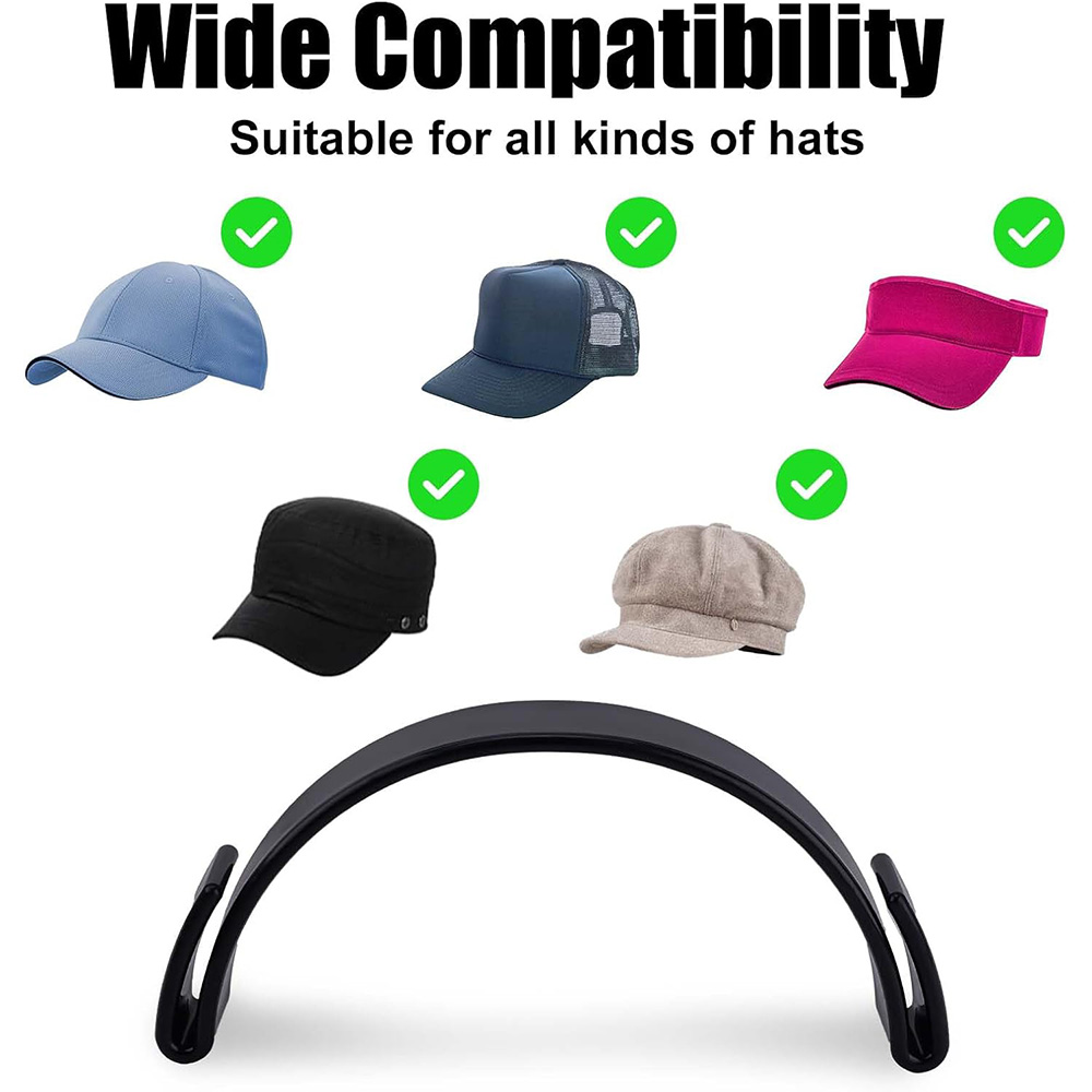 2PC Hat Brim Bender No Steaming Required Curving Tool For Baseball Caps 2