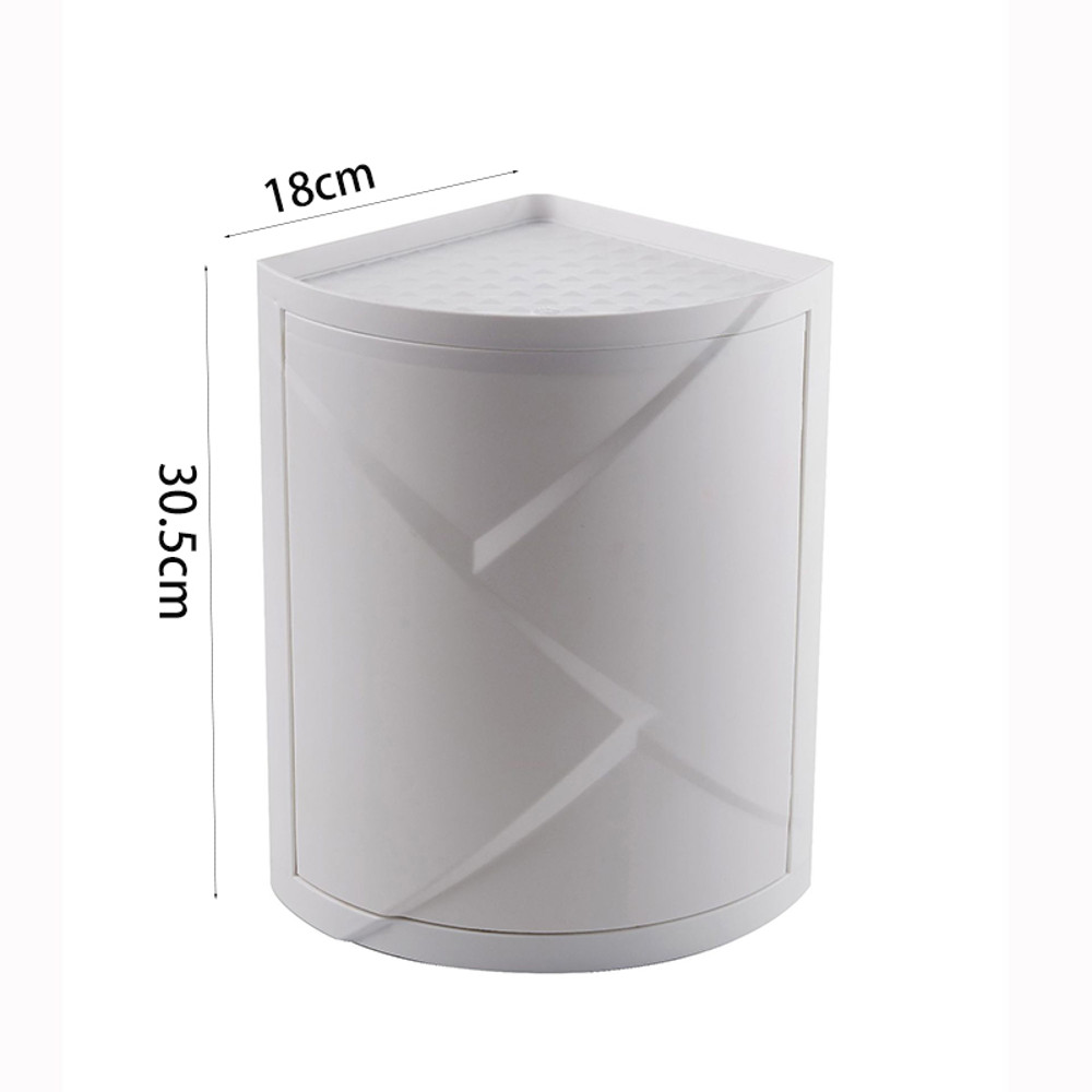 Kitchen Rotatable Layered Adjustable Shelf Spice Jars Holder Condiment Organizer Can Rotating Stora 6