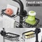 Kitchen Sink Drain Rack Sponge Storage Basket Faucet Holder Aluminum Soap Drainer Shelf Organizer S 1