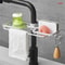 Kitchen Sink Drain Rack Sponge Storage Basket Faucet Holder Aluminum Soap Drainer Shelf Organizer S 3