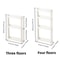 Behind The Door Storage Cabinet, Multi-layer Kitchen Storage Rack, Narrow Space Saving Trolley Cabinet for Bathroom