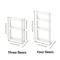 Behind The Door Storage Cabinet, Multi-layer Kitchen Storage Rack, Narrow Space Saving Trolley Cabinet for Bathroom
