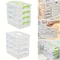 Building Blocks Storage Box Transparent Grid Drawer Visibility Tool Moisture Proof Classification B 4