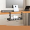 Under Table Storage Rack Home Office Desk Wire Organizer No Punching Metal Tray Retractable Power S 5