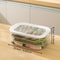 Material Bacon Meat Frozen Preservation Box Sealed Transparent Storage Box Household Refrigerator S 5