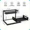 Draw out Cabinet Organizer, Slide Out Sink Rack, 2 layer Cabinet Storage Rack, Pull Out Shelf for Kitchen and Bathroom