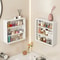 Bathroom Organizer Transparent Multi Layer Display Cabinet Cosmetic Storage Box With Removable Shel