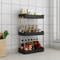 Kitchen Spice Storage Rack Multi Functional Countertop Seasoning Rack Household Multi Layer Kitchen 3