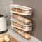 Dispenser Refrigerator Egg Storage Box Double Layers Rolling Egg Holder Automatic Scrolling Organiz 5
