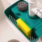 Household Silicone Sink Drain Rack Faucet Splash Proof Drain Rack Water Collecting Pad Sponge Rag S 3
