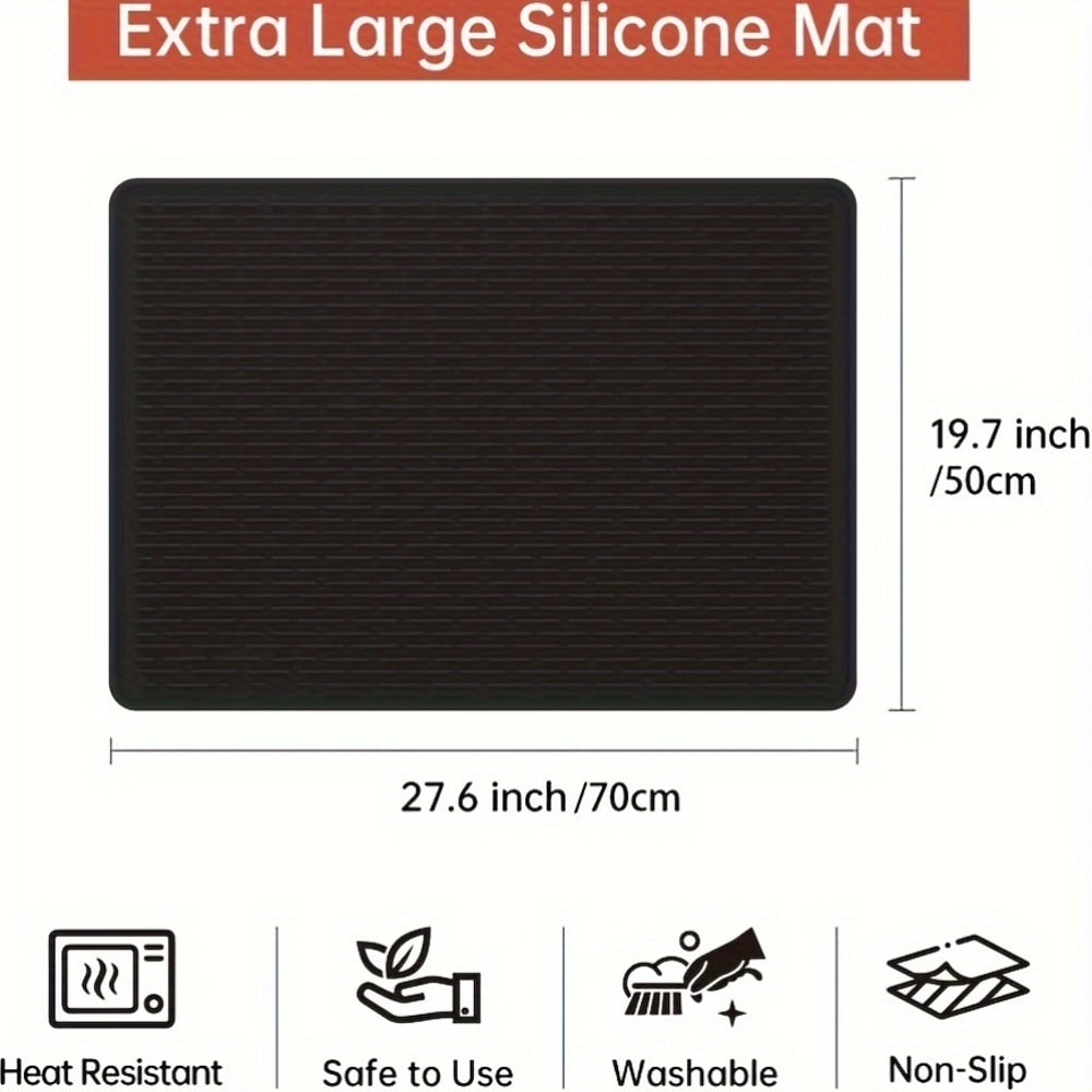 Silicone Electric Stove Top Cover Mat HeatResistant Glass Stove Cover NonSlip Mat Ceramic Stove Top 5