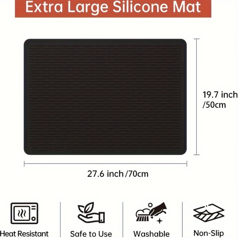 Silicone Electric Stove Top Cover Mat HeatResistant Glass Stove Cover NonSlip Mat Ceramic Stove Top 5