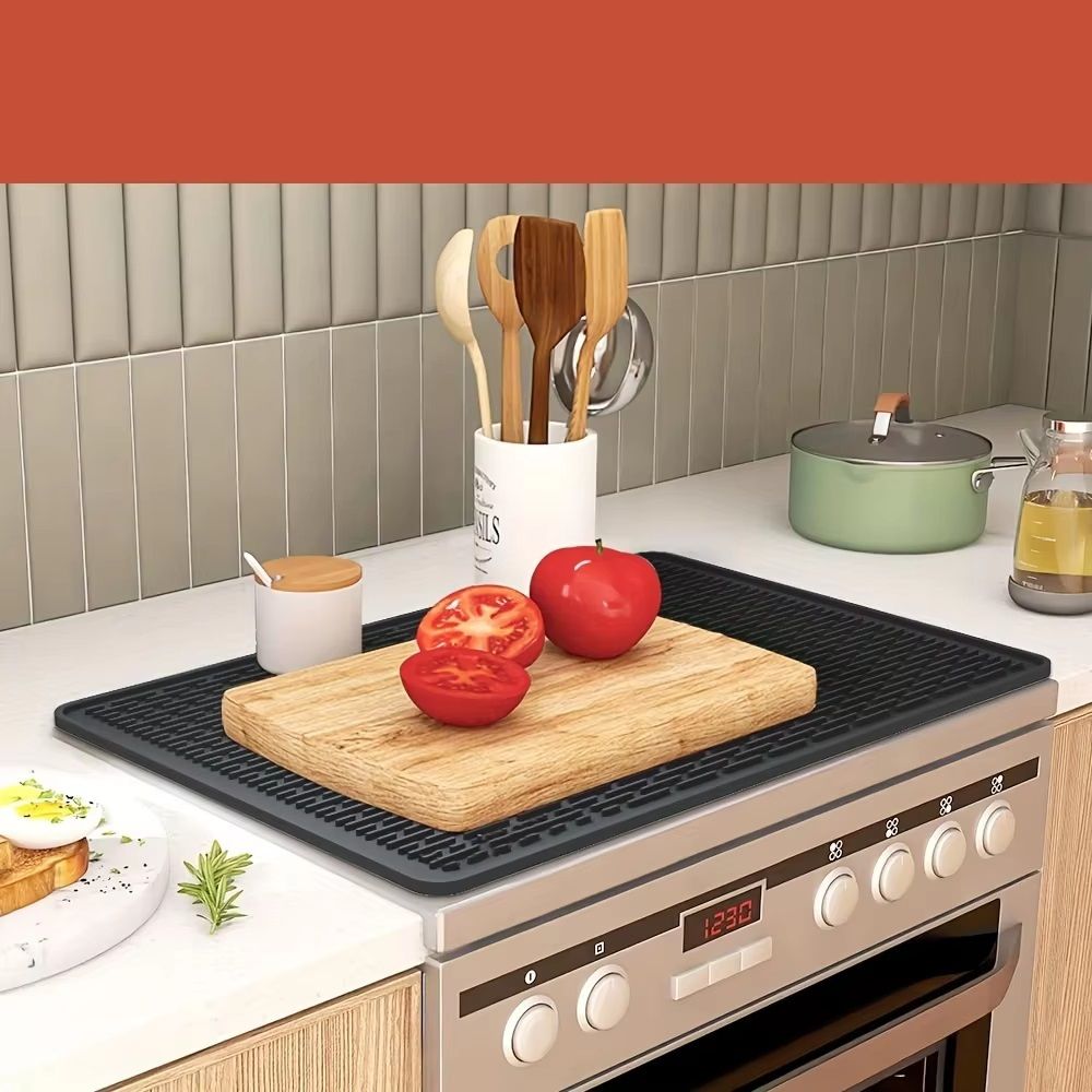 Silicone Electric Stove Top Cover Mat HeatResistant Glass Stove Cover NonSlip Mat Ceramic Stove Top 0