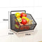 Wall Mounted Kitchen Storage Basket Durable Wire Rack For Vegetables And Fruits Home Organization S