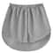Women Blouse Extender, Adjustable Layering Faux Top, Mini Skirt False Hemline, Split Underskirt