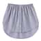Women Blouse Extender, Adjustable Layering Faux Top, Mini Skirt False Hemline, Split Underskirt
