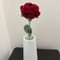 Red Roses Artificial Flowers DIY HandKnitted Floral Bouquet Valentines Day Gifts Wool Crochet Fake 3
