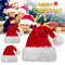 Christmas Santa Hat Long Plush Holiday Red Hat Unisex Xmas Party Hat For Adults And Kids New Year G 1