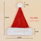 Christmas Santa Hat Long Plush Holiday Red Hat Unisex Xmas Party Hat For Adults And Kids New Year G 6