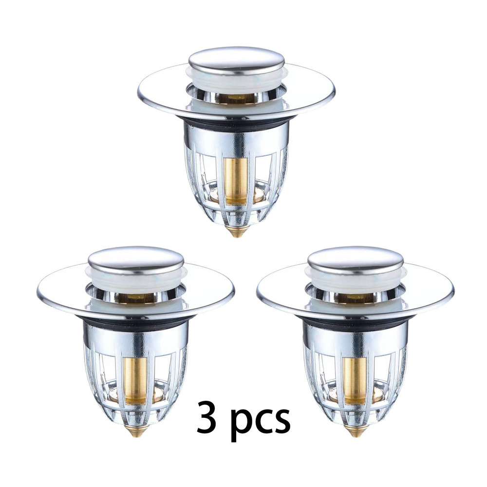 Universal Bathroom Sink Stopper Anti Clogging Popup Strainer Drain Hair Catcher Kitchen Sink Filter 6