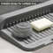 Faucet Mat for Kitchen Sink, Fast Drying Silicone Draining Tray, Stone Sink Accessories for Countertop, Drain Rack