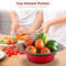 Collapsible Pasta Strainers Kitchen Colander For Draining Fruit Silicone Filter Vegetables Baskets